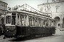 Padova-30 aprile 1954-L'ultimo viaggio dell'elettomotrice n 8 dal Duomo per Tencarola. (Adriano Danieli)